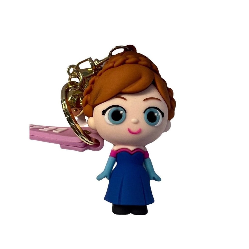 NEW Frozen Anna PVC‎ Keychain/Bag Clip
